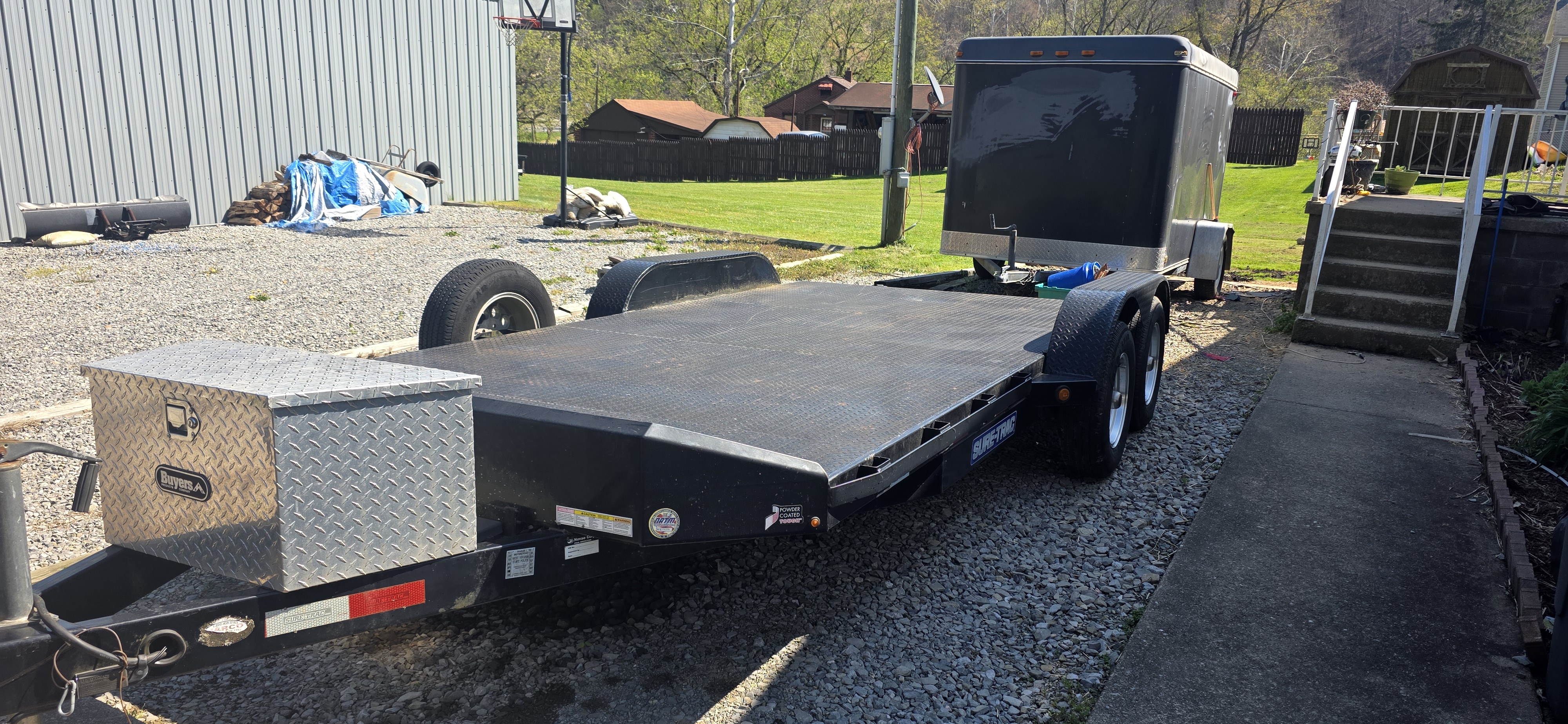 84" x 20' Car Hauler Trailer for rent in Weston, WV - 5,000 lbs capacity - Iron Moose Rentals