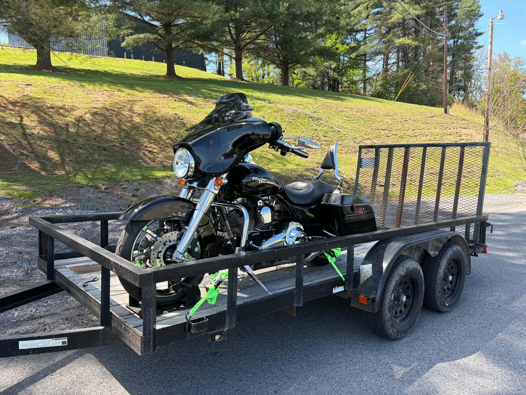 7' x 14' Utility Trailer for rent in Weston, WV - 5,600 lbs capacity - Iron Moose Rentals