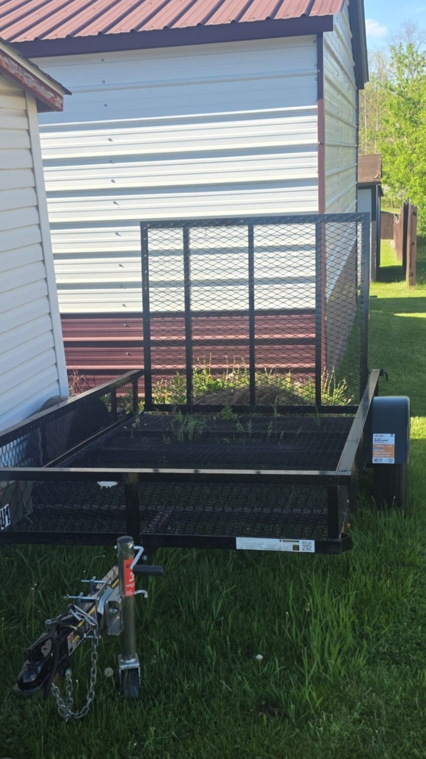 60" x 8' Utility Trailer for rent in Weston, WV - 1,675 lbs capacity - Iron Moose Rentals